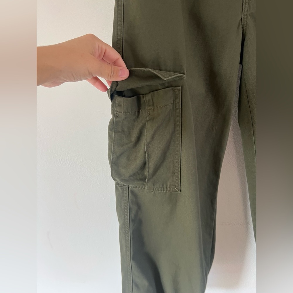 Levi’s ’94 Baggy Army Green Cotton Twill Cargo Jogger‎ Utility Pants Size 27 - Picture 7 of 13